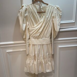 Ulla Johnson Cream Wrap Dress